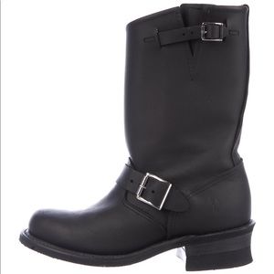Frye rubber Moto boots